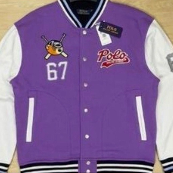 Polo by Ralph LaurenPurple and White Jacket